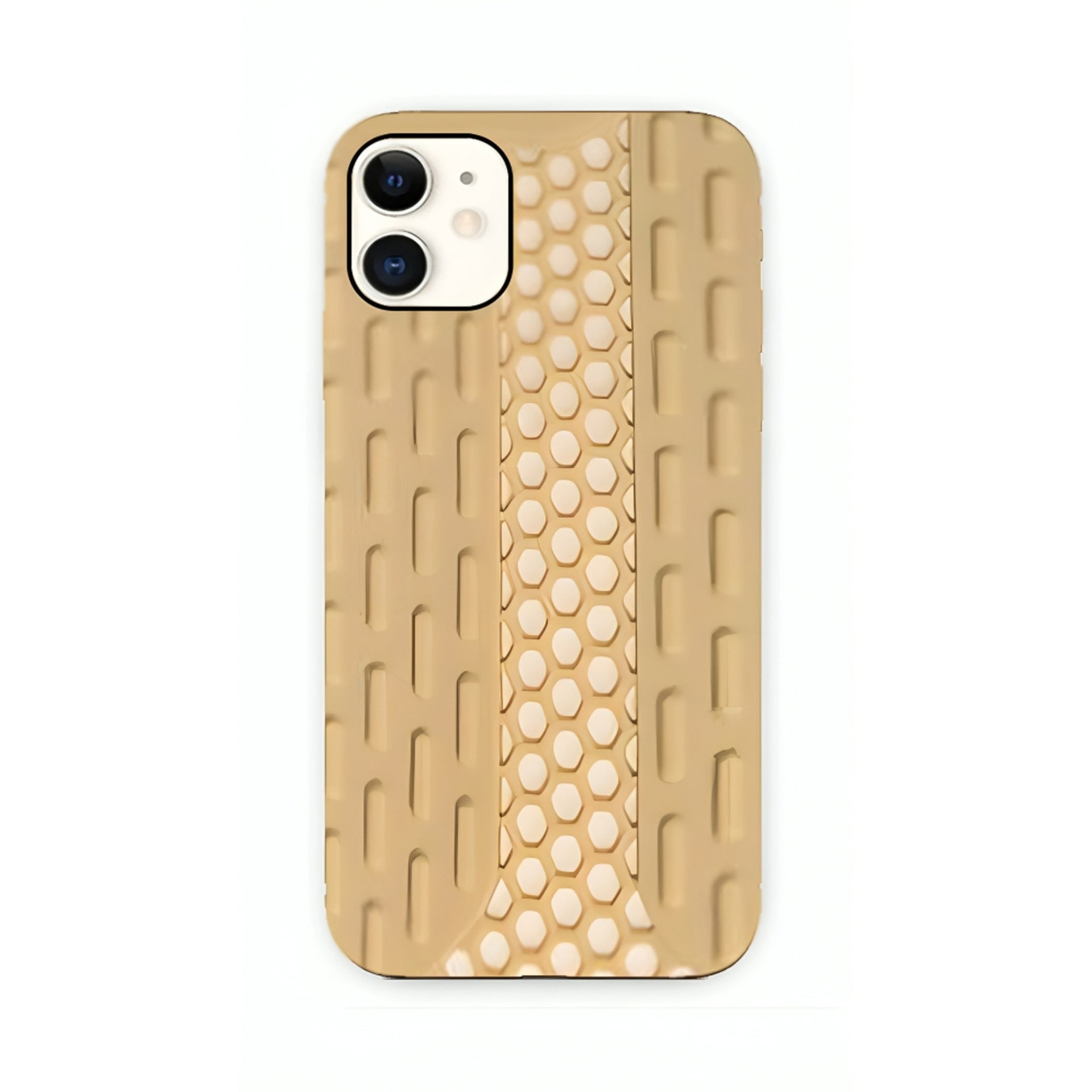 Rugged Tread Pattern Shockproof Phone Case – Soft Protective Cover for iPhone