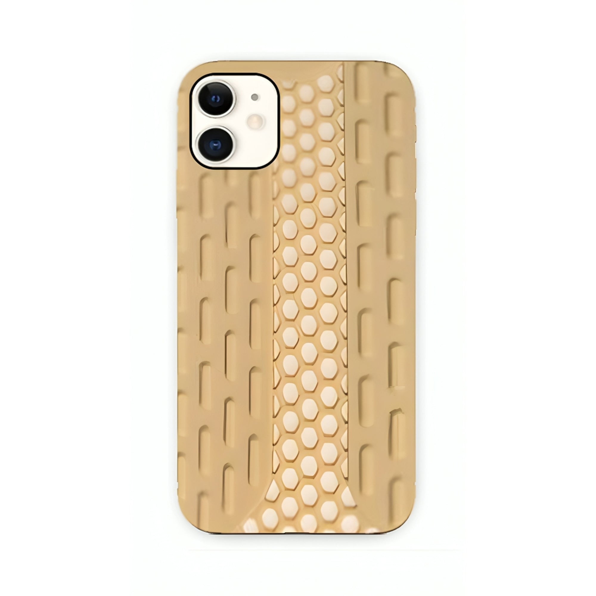 Rugged Tread Pattern Shockproof Phone Case – Soft Protective Cover for iPhone