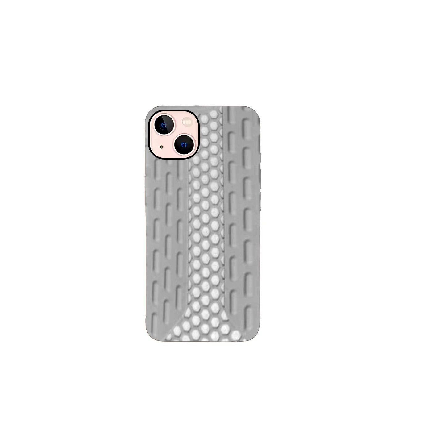 Rugged Tread Pattern Shockproof Phone Case – Soft Protective Cover for iPhone