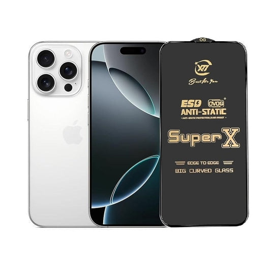 UltraShield™ 9H Super X Tempered Glass Screen Protector for All iPhone Models – Full Coverage, Scratch Resistant