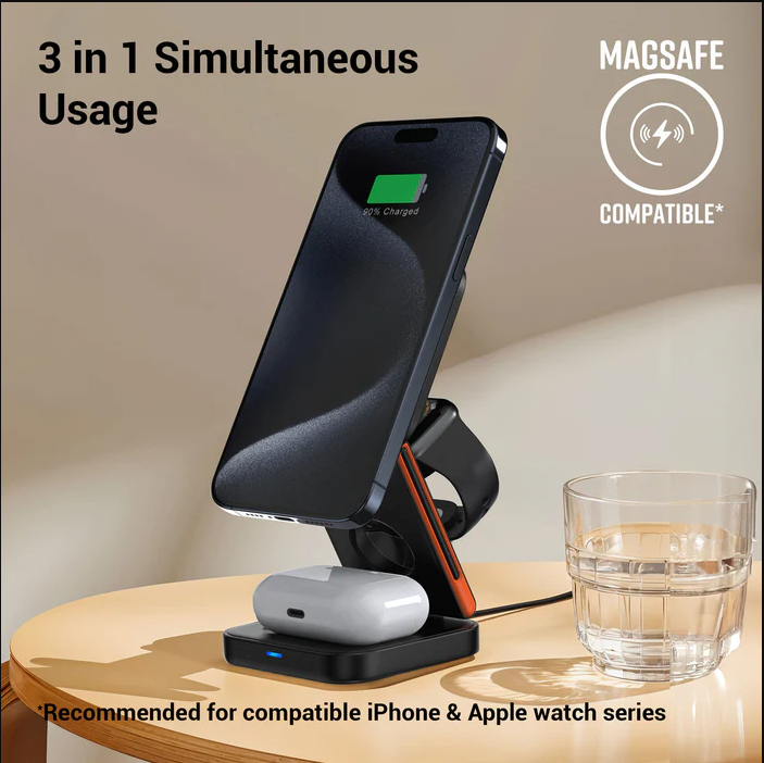 Zebronics PowerNest 3-in-1 Wireless Charger