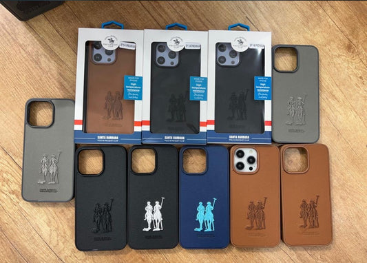 OG Polo Santa Barbara Luxury Leather iPhone Case – Elegant Protection for iPhone
